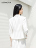 【商场同款】阿菁娜春季新款通勤荷叶边西服外套A29C108010 商品缩略图4