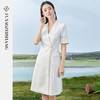 扶摇 职业连衣裙女夏新中式教师正装酒店售楼部前台接待工装 商品缩略图7