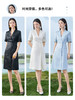 扶摇 职业连衣裙女夏新中式教师正装酒店售楼部前台接待工装 商品缩略图2