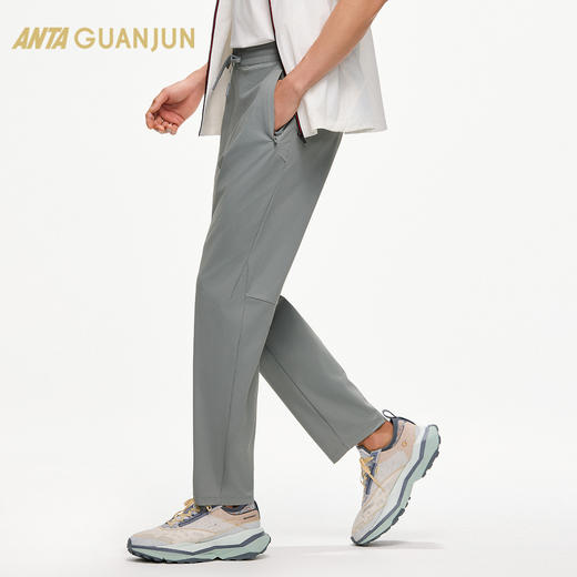 【XL断码】【安踏冠军全天候系列】冰丝防晒三防针织运动长裤男152420302【库存有限，如无货将做退款，介意慎拍！】 商品图0