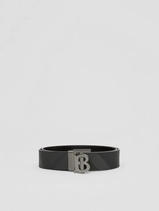 【2F】Luxemporium睿锦尚品 BURBERRY| 双面专属标识炭灰色格纹腰带 商品图0