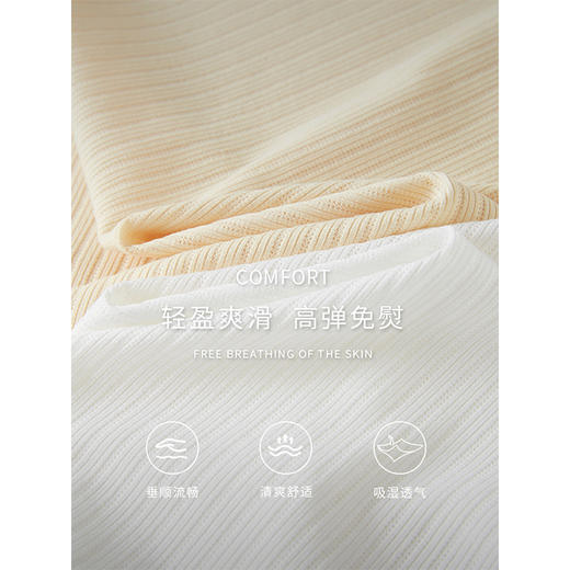 【专属特价】熙世界碎花雪纺短袖假两件针织圆领T恤女设计感上衣2025夏天新款 商品图2