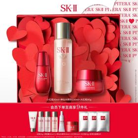 SK-II神仙水230ml+大红瓶80g+小红瓶精华50ml