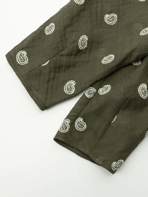 COCO ZONE“阿米里”夏季轻薄V领衬衫气质单排扣长袖百搭休闲上衣CC1B1158 商品图5