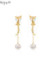 【挚友限定】悦甄  18k金Akoya珍珠钻石耳夹 翩然 商品缩略图0