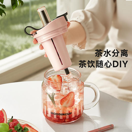 【清仓特惠5折】物生物玻璃吸管杯大力水守水杯泡茶杯950ml【不支持补差，非质量问题不退不换】S 商品图2