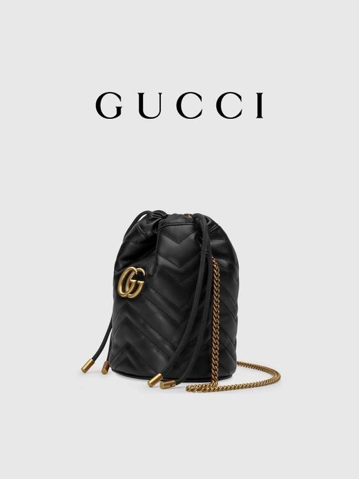 【2F】Luxemporium睿锦尚品 GUCCI古驰GG Marmont系列女士迷你水桶包斜挎包 商品图1