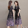 时尚气质，印花连衣裙QYM-LRX-MJE8837-Y 商品缩略图2