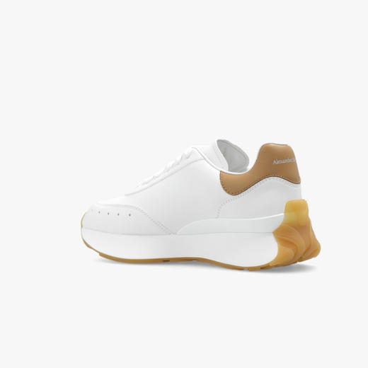 ALEXANDER MCQUEEN 亚历山大.麦昆 女士印章徽标白色厚底休闲运动鞋 白色 781503 WIDNI 8750 商品图2