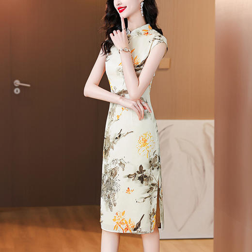 新中式国风改良旗袍裙AHM-thfs9627 商品图2