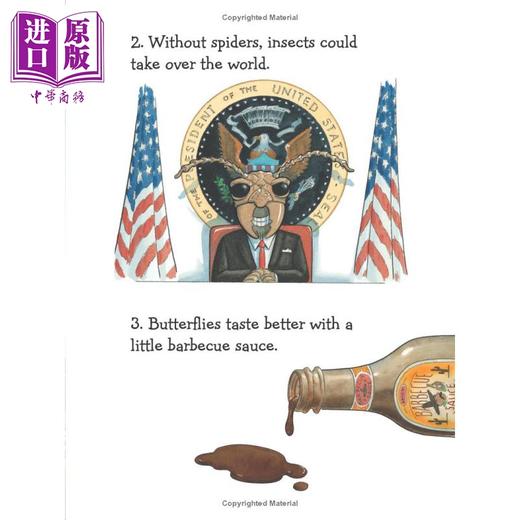 【中商原版】蜘蛛日记 Diary of a spider 英文原版 儿童绘本 动物搞笑冒险故事 昆虫图画书 精装进口图书 4-8岁儿童读物 商品图3