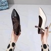 女装新品尖头胎牛皮高跟鞋2249-9920-155 商品缩略图1