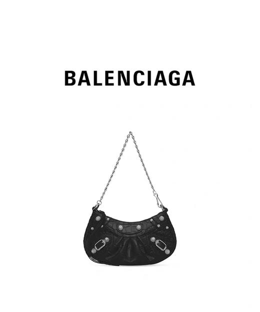 【2F】Luxemporium睿锦尚品 BALENCIAGA巴黎世家女士LE CAGOLE 鳄鱼纹迷你链条包 商品图0