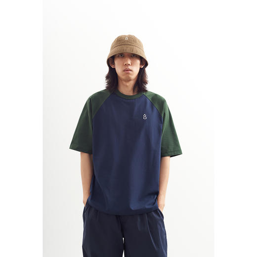 吃茶去chichaqu2024宽松百搭防晒速干凉感插肩短袖T恤户外运动 商品图3