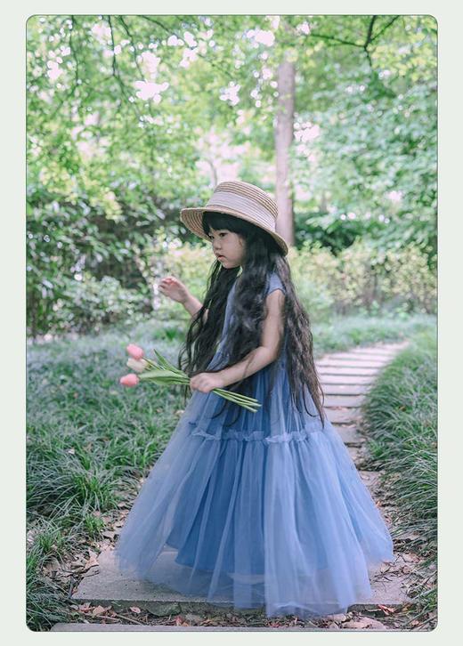 团团圈  棉花糖网纱裙（蓝粉两色） 商品图3