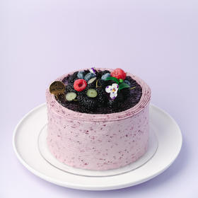 LITTLE WITCH满满花青素抗氧化蓝莓椰椰奶油蛋糕