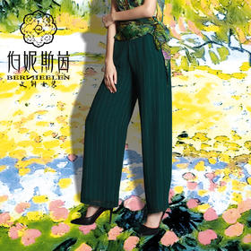 【伯妮斯茵】162L415--绿色裤子--橄榄树--《生命之美-梵高的花园》