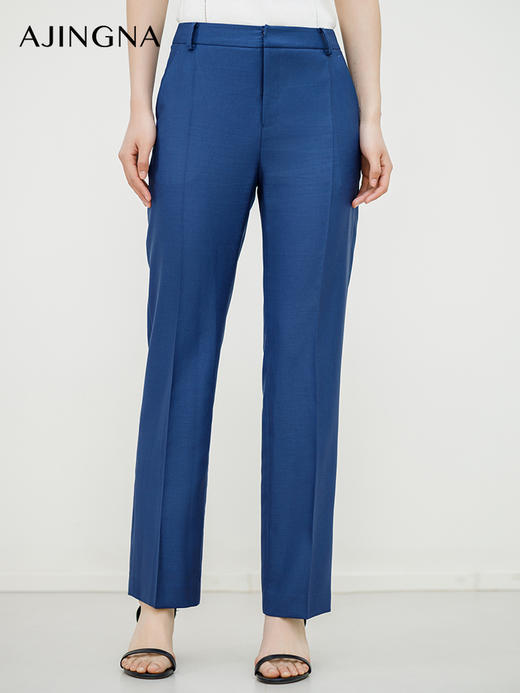 【商场同款】阿菁娜2024夏季新款气质锥形通勤西裤A30X110010 商品图2