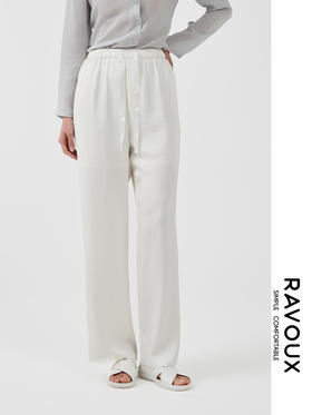 262169911缎面抽绳长裤