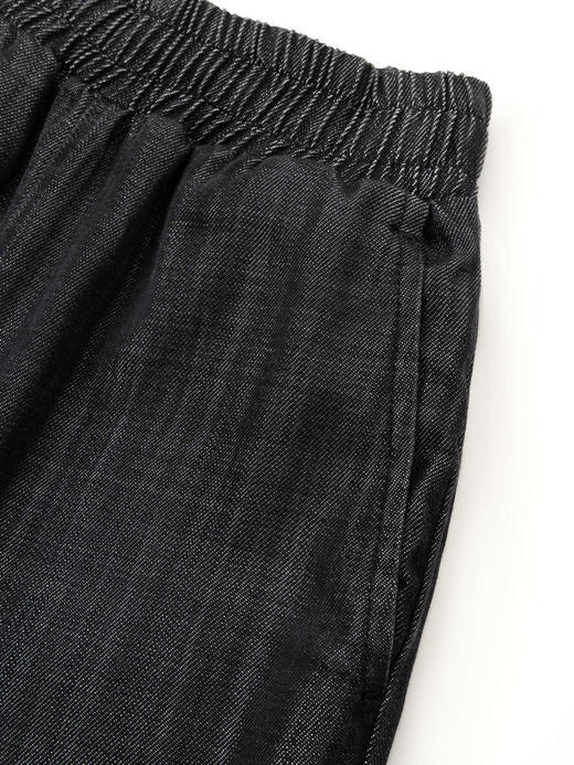 COCO ZONE“束口莱赛尔”100莱赛尔夏季纯色松紧腰休闲裤抽绳束脚长裤CC1B0710 商品图4