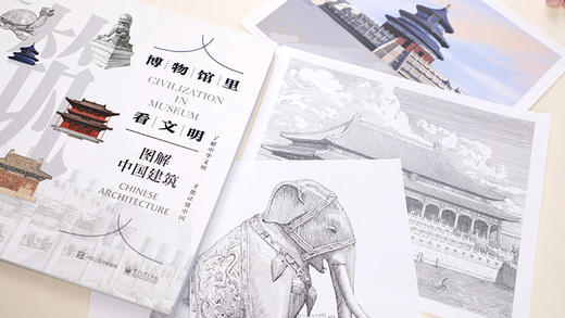 博物馆里看文明 图解中国建筑 中国建筑发展图景 原始聚落民居宫殿坛庙寺院石窟塔园林以及近现代建筑介绍书籍 梁昊 著 商品图2