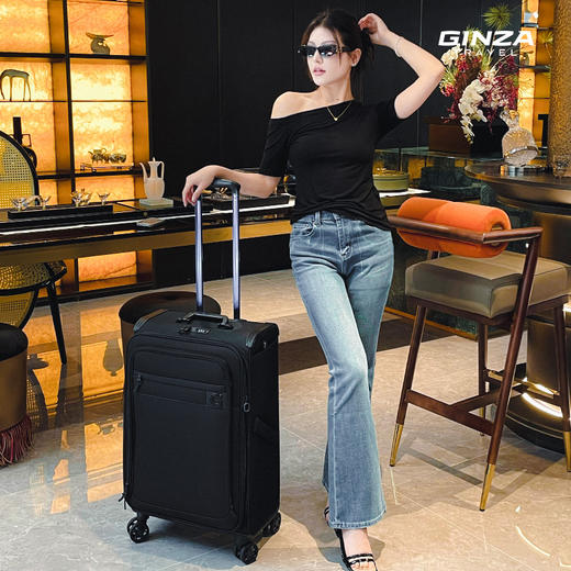 银座超大容量经典软箱拉杆箱系列B23001 商品图8