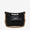 ALEXANDER MCQUEEN 亚历山大.麦昆 女士Peak小号单肩包 黑色 743091 1MCAA 1000 商品缩略图1