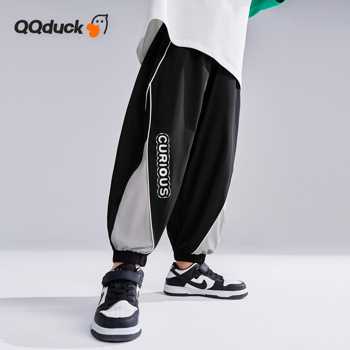 【清仓捡漏】【男女同款】【轻薄速干防蚊】【120-165】【可可鸭】男女童夏季透气网眼防蚊裤