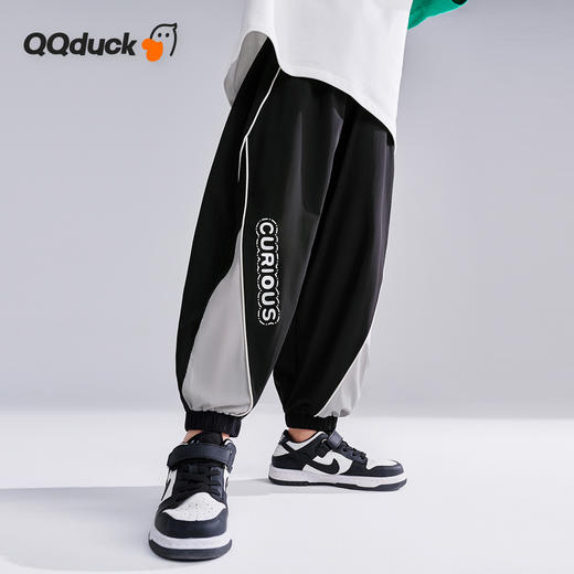 【清仓捡漏】【男女同款】【轻薄速干防蚊】【120-165】【可可鸭】男女童夏季透气网眼防蚊裤 商品图0