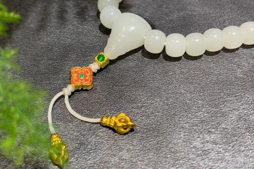 【御珠宫坊·传承系列】108羊脂白玉珠串 商品图4
