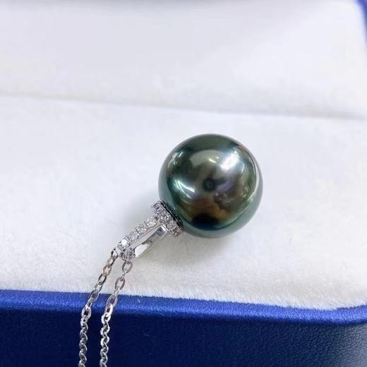 天然大溪地孔雀绿吊坠 商品图4