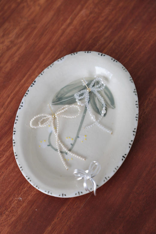 不退换「蝶恋珠」手工串珠耳饰|现货 商品图8