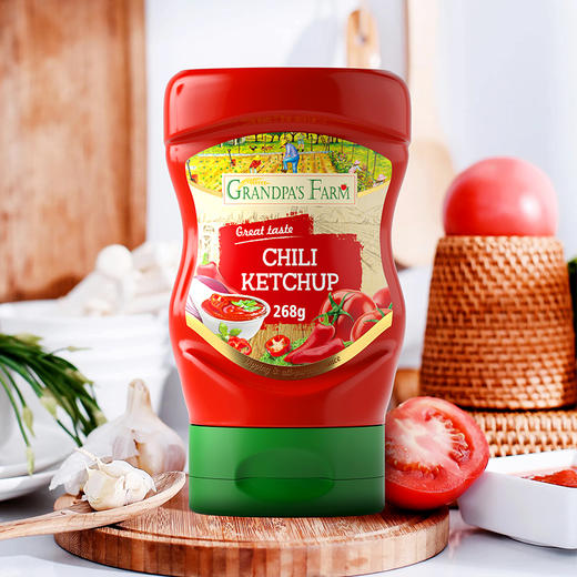 爷爷的农场 辣味番茄沙司 268g*2瓶 商品图0