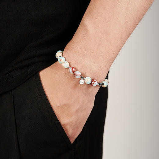 大英博物馆 东方梦境系列 有你竹够蓝色 粉色 手链 送朋友 节庆 礼物 商品图3