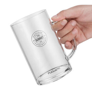 富光 耐热花茶杯防爆大容量玻璃杯带把 男女士咖啡杯办公水杯子家居馆 商品图2