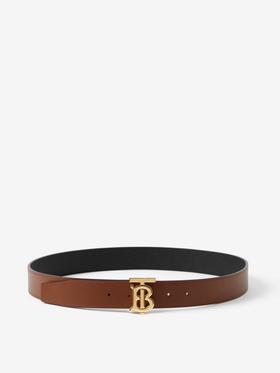 【2F】Luxemporium睿锦尚品  BURBERRY|男士双面两用皮革TB腰带