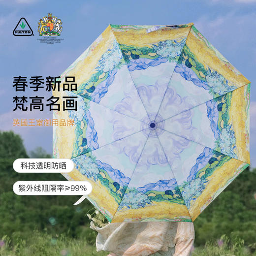 巨花痴小姐私物分享！英国【FULTON】英国女wang同款鸟笼伞！艺术家联名系列，Country Garden晴雨两用伞！ 商品图14