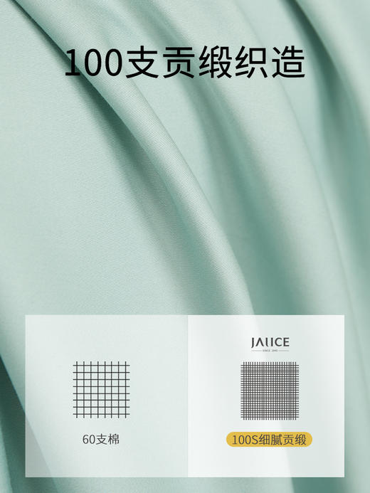 佳丽斯100支长绒棉四件套轻奢高级感绣全棉纯棉2024新款被套床单 商品图4