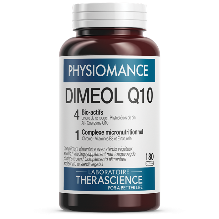 德诺海科 THERASCIENCE  Dimeol Q10胆固醇营养素 180粒/瓶