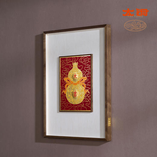 太铜《福禄到家 景泰蓝画（十周年纪念版）》客厅玄关装饰画 商品图1