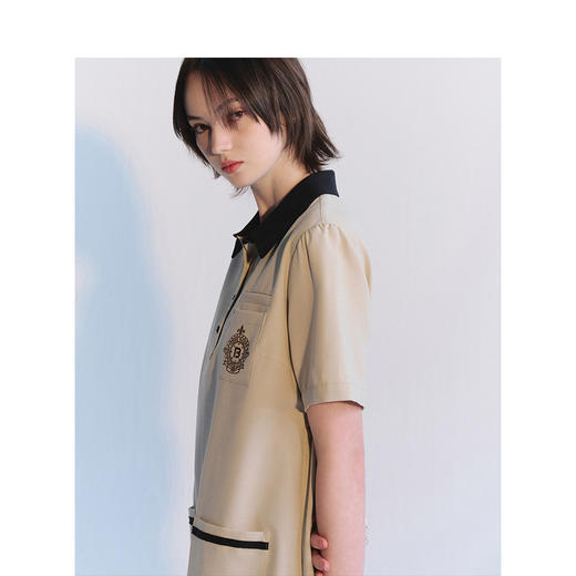 Teenie Weenie小熊字母连衣裙女夏季女短裙TTOW242608R 商品图1