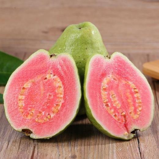 【软糯香甜，萌萌的少女心~】胭脂红心芭乐 红心番石榴 软糯新鲜水果红心芭乐-QQ 商品图0