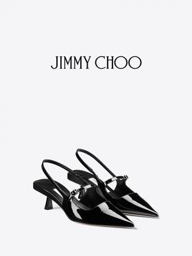 【2F】Luxemporium睿锦尚品 JIMMY CHOO/DIDI女士一字带后空露跟高跟鞋JC