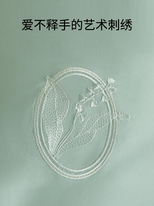 佳丽斯100支长绒棉四件套轻奢高级感绣全棉纯棉2024新款被套床单 商品图7