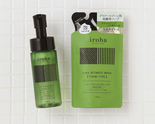 iroha 日本女性私密处护理清洁泡沫替换装祛味洗护液保湿滋润 商品图1