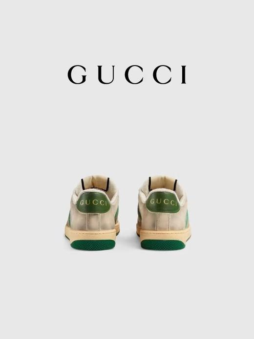 【2F】Luxemporium睿锦尚品 GUCCI古驰Screener系列女士皮革运动鞋 脏脏鞋 商品图1