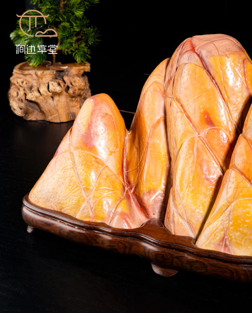 彩灵璧文房大山子 商品图8