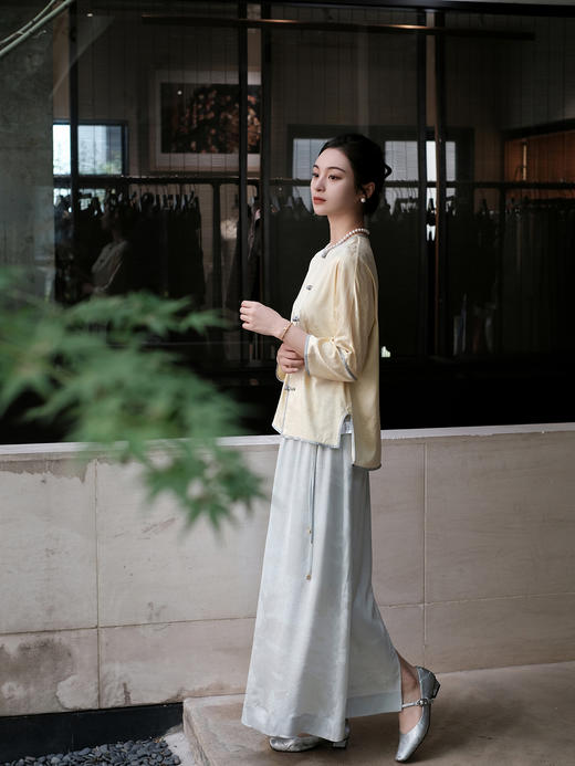 微瑕秒杀 |STJINGx凯喜雅x故宫 |映竹对襟盘扣上衣[特价品](特殊商品不退不换) 商品图3