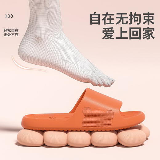 「9.9元包邮！男女同款」EVA拖鞋女夏季卡通室内家居家用情侣浴室洗澡软底凉拖外穿男士 商品图4