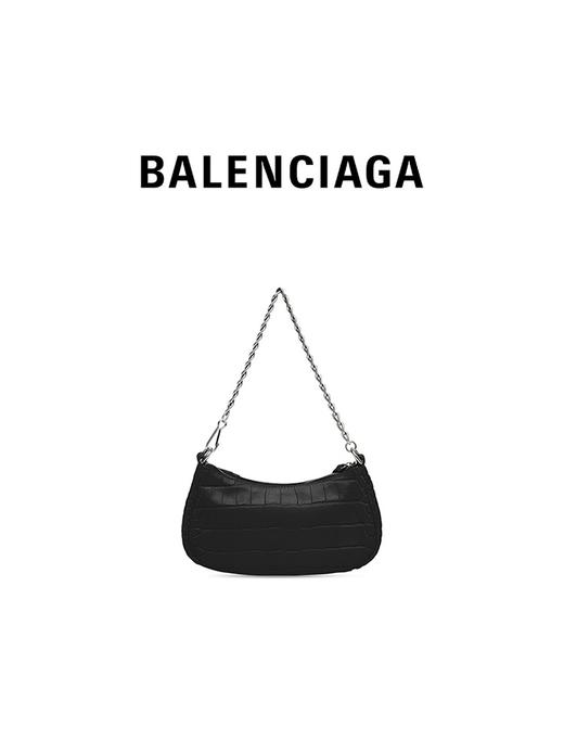【2F】Luxemporium睿锦尚品 BALENCIAGA巴黎世家女士LE CAGOLE 鳄鱼纹迷你链条包 商品图1